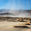 Dust Storm in the Keeler Dunes Dust Mitigation Zone, Owens Lake,