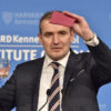 President of Iceland Guðni Thorlacius Jóhannesson at Harvard University -- Boston, Massachustetts, USA - 26 January  2018